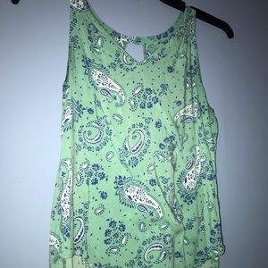 tank top with keyhole in back